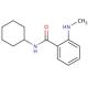 N-Cyclohexyl-2-(methylamino)benzamide - chemical structure image
