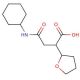 N-Cyclohexyl-2-(tetrahydro-furan-2-yl)-succinamic acid - chemical structure image
