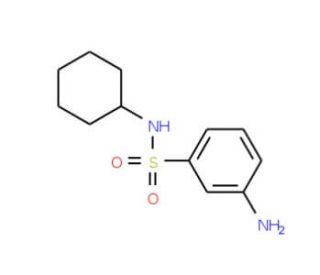 N-Cyclohexyl 3-aminobenzenesulfonamide (CAS 61886-26-8) - chemical structure image