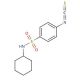 N-Cyclohexyl-4-isothiocyanatobenzenesulfonamide - chemical structure image