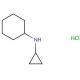 N-Cyclohexyl-N-cyclopropylamine hydrochloride - chemical structure image