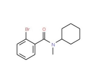 N-Cyclohexyl-N-methyl 2-bromobenzamide (CAS 349395-89-7) - chemical structure image