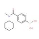 N-Cyclohexyl-N-methyl 4-boronobenzamide (CAS 913835-84-4) - chemical structure image