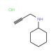 N-Cyclohexyl-N-prop-2-ynylaminehydrochloride - chemical structure image