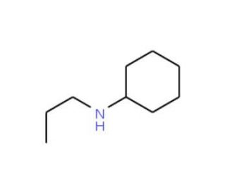 N-Cyclohexyl-N-propylamine (CAS 3592-81-2) - chemical structure image