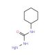 N-cyclohexylhydrazinecarboxamide (CAS 52662-76-7) - chemical structure image