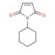N-Cyclohexylmaleimide (CAS 1631-25-0) - chemical structure image