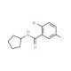 N-Cyclopentyl 2-bromo-5-fluorobenzamide (CAS 951884-13-2) - chemical structure image