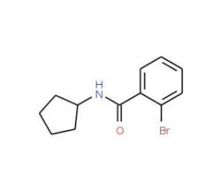 N-Cyclopentyl 2-bromobenzamide (CAS 326899-55-2) - chemical structure image