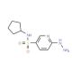 N-cyclopentyl-6-hydrazinopyridine-3-sulfonamide - chemical structure image