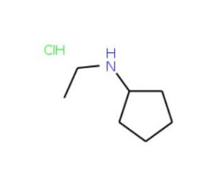N-Cyclopentyl-N-ethylamine hydrochloride - chemical structure image
