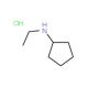 N-Cyclopentyl-N-ethylamine hydrochloride - chemical structure image