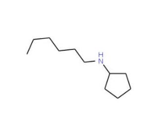 N-Cyclopentyl-N-hexylamine (CAS 20007-10-7) - chemical structure image