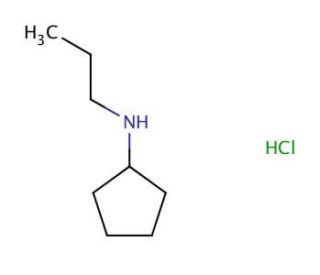 N-Cyclopentyl-N-propylamine hydrochloride - chemical structure image