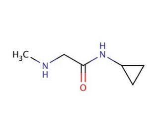 N-Cyclopropyl-2-(methylamino)acetamide - chemical structure image