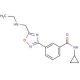 N-Cyclopropyl-3-{5-[(ethylamino)methyl]-1,2,4-oxadiazol-3-yl}benzamide (CAS 1119452-62-8) - chemical structure image
