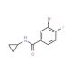 N-Cyclopropyl 3-bromo-4-fluorobenzamide (CAS 639858-63-2) - chemical structure image