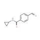 N-cyclopropyl-4-formylbenzamide - chemical structure image