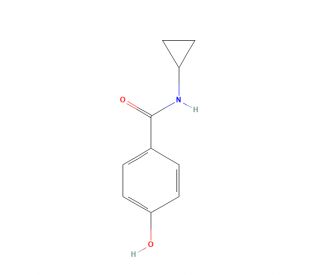 N-cyclopropyl-4-hydroxybenzamide - chemical structure image