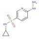 N-cyclopropyl-6-hydrazinopyridine-3-sulfonamide - chemical structure image