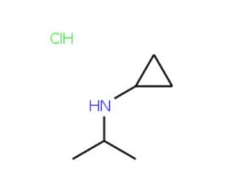 N-cyclopropyl-N-isopropylamine hydrochloride - chemical structure image