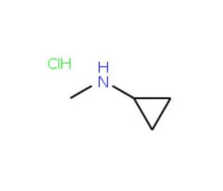 N-cyclopropyl-N-methylamine hydrochloride (CAS 67376-94-7) - chemical structure image