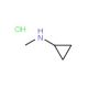 N-cyclopropyl-N-methylamine hydrochloride (CAS 67376-94-7) - chemical structure image