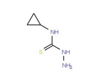 N-cyclopropylhydrazinecarbothioamide (CAS 122813-75-6) - chemical structure image