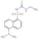 N-Dansyl-N′-ethylthiourea (CAS 186661-19-8) - chemical structure image