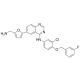 N-De[2-(methylsulfonyl)ethyl] Lapatinib (CAS 697299-82-4) - chemical structure image
