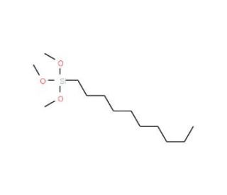 n-Decyltrimethoxysilane (CAS 5575-48-4) - chemical structure image