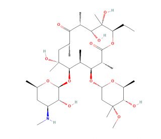 N-Demethyl Erythromycin A (CAS 992-62-1) - chemical structure image