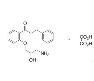 N-Depropyl Propafenone Oxalate Salt (CAS 86383-21-3) - chemical structure image