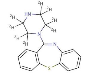 N-Des[2-(2-hydroxyethoxy)ethyl] Quetiapine-d8 (CAS 1189866-35-0) - chemical structure image