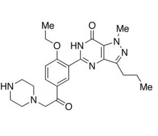 N-Desethyl Acetildenafil (CAS 147676-55-9) - chemical structure image