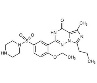 N-Desethyl Vardenafil (CAS 448184-46-1) - chemical structure image