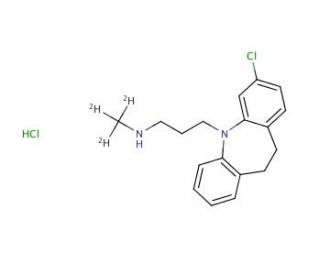 N-Desmethyl Clomipramine-d3 Hydrochloride - chemical structure image