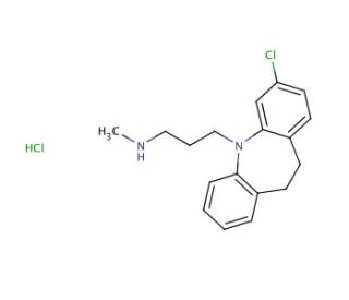 N-Desmethyl Clomipramine Hydrochloride (CAS 29854-14-6) - chemical structure image