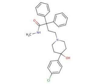 N-Desmethyl Loperamide (CAS 66164-07-6) - chemical structure image