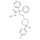 N-Desmethyl Loperamide (CAS 66164-07-6) - chemical structure image