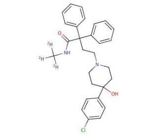 N-Desmethyl Loperamide-d3 (CAS 1189488-17-2) - chemical structure image