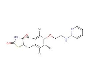 N-Desmethyl Rosiglitazone-d4 (CAS 1215407-67-2) - chemical structure image