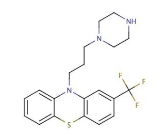 N-Desmethyl Trifluoperazine Dihydrochloride (CAS 4617-82-7) - chemical structure image