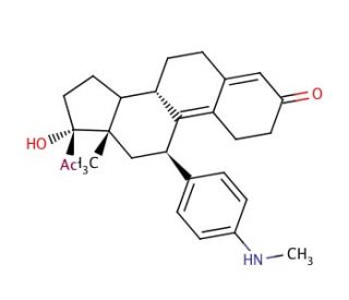 N-Desmethyl Ulipristal (CAS 159681-67-1) - chemical structure image