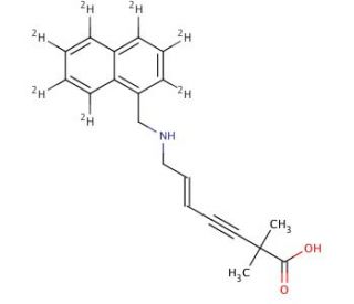 N-Desmethylcarboxy Terbinafine-d7 - chemical structure image
