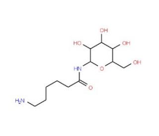 N-&epsilon;-Aminocaproyl-&beta;-D-galactopyranosylamine (CAS 38822-56-9) - chemical structure image