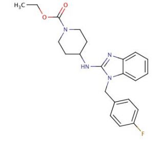 N-Ethoxycarbonyl norastemizole - chemical structure image