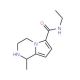 N-ethyl-1-methyl-1,2,3,4-tetrahydropyrrolo[1,2-a]pyrazine-6-carboxamide - chemical structure image