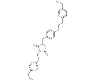 N-[Ethyl-(2-pyridyl-5-ethyl) Pioglitazone(Pioglitazone Impurity) (CAS 952188-00-0) - chemical structure image