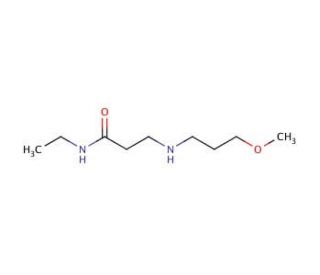 N-Ethyl-3-[(3-methoxypropyl)amino]propanamide - chemical structure image